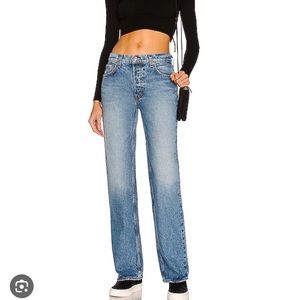 Grlfrnd Courtney low rise boot jeans